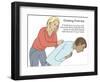 Choking First Aid-Gwen Shockey-Framed Giclee Print