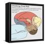 Choking First Aid-Gwen Shockey-Framed Stretched Canvas