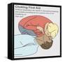Choking First Aid-Gwen Shockey-Framed Stretched Canvas