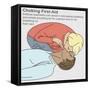 Choking First Aid-Gwen Shockey-Framed Stretched Canvas