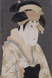 An Okubi-E Portrait of the Actor Segawa Kikunojo III in the Role of Oshizu-Chokosai Eisho-Giclee Print