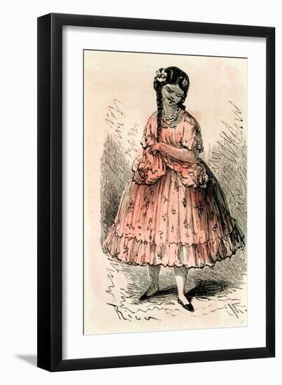 Chola Blanchisseuse 1869, Peru-null-Framed Giclee Print