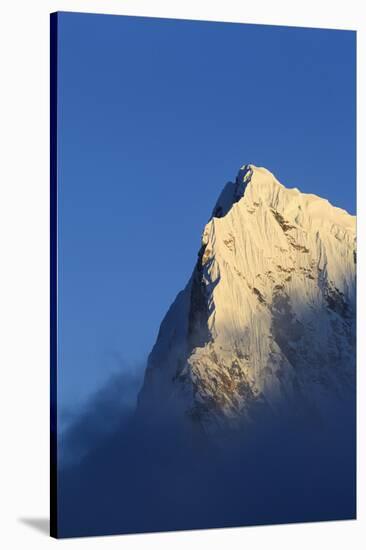 Cholatse Peak At Sunset. Sagarmatha National Park. Solukhumbu District. Nepal-Oscar Dominguez-Stretched Canvas