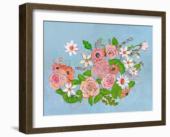 Chole Rose Flowers-Blenda Tyvoll-Framed Art Print