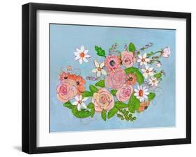 Chole Rose Flowers-Blenda Tyvoll-Framed Art Print