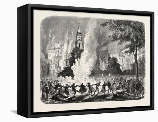 Cholera at Marseilles-null-Framed Stretched Canvas