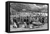 Cholera Quarantine in Italy-null-Framed Stretched Canvas