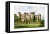 Cholmondeley Castle, Cheshire, Home of the Marquis of Cholmondeley, C1880-Benjamin Fawcett-Framed Stretched Canvas