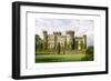 Cholmondeley Castle, Cheshire, Home of the Marquis of Cholmondeley, C1880-Benjamin Fawcett-Framed Giclee Print
