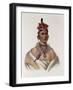 Chon-Ca-Pe, Oto Chief, The Indian Tribes of North America, Vol.1, Mckenney and Hall, Pub.Grant-Charles Bird King-Framed Giclee Print