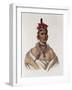 Chon-Ca-Pe, Oto Chief, The Indian Tribes of North America, Vol.1, Mckenney and Hall, Pub.Grant-Charles Bird King-Framed Giclee Print