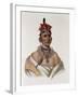 Chon-Ca-Pe, Oto Chief, The Indian Tribes of North America, Vol.1, Mckenney and Hall, Pub.Grant-Charles Bird King-Framed Giclee Print