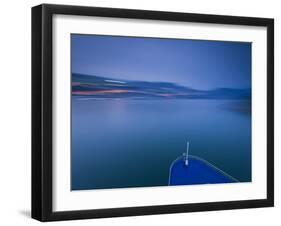 Chongqing Province, Yangtze River, Wushan from a River Cruise Ship, China-Walter Bibikow-Framed Photographic Print