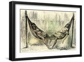 Chontaquiros Couple 1869, Peru-null-Framed Giclee Print