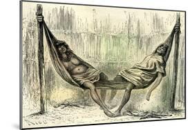 Chontaquiros Couple 1869, Peru-null-Mounted Giclee Print