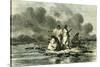 Chontaquiros Indians 1869 Peru Fishing-null-Stretched Canvas