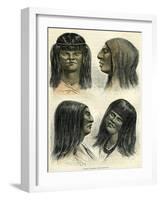 Chontaquiros Indians 1869, Peru-null-Framed Giclee Print