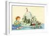 Choo Choo Fun - Turtle-Marsha Winborn-Framed Giclee Print