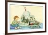 Choo Choo Fun - Turtle-Marsha Winborn-Framed Giclee Print