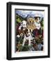 Choo Choo Puppies-Jenny Newland-Framed Giclee Print