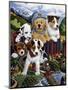 Choo Choo Puppies-Jenny Newland-Mounted Giclee Print