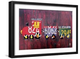 Choo Choo-Design Turnpike-Framed Giclee Print