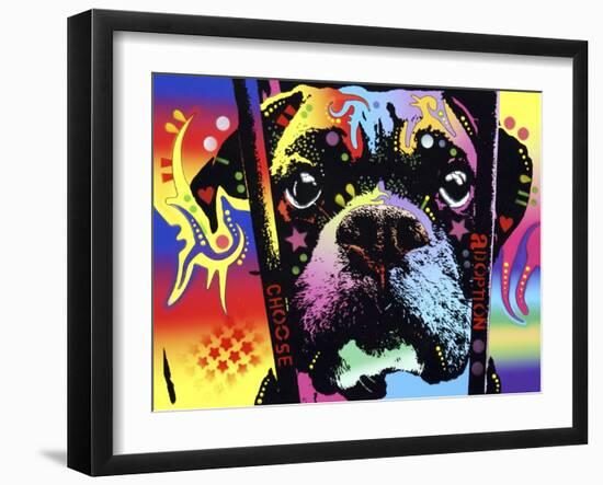 Choose Adoption Boxer-Dean Russo-Framed Giclee Print