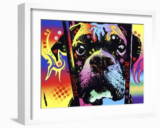 Choose Adoption Boxer-Dean Russo-Framed Giclee Print