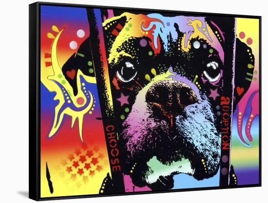 Choose Adoption Boxer-Dean Russo-Framed Stretched Canvas