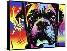 Choose Adoption Boxer-Dean Russo-Framed Stretched Canvas