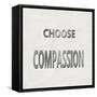 Choose Compassion-Jamie MacDowell-Framed Stretched Canvas