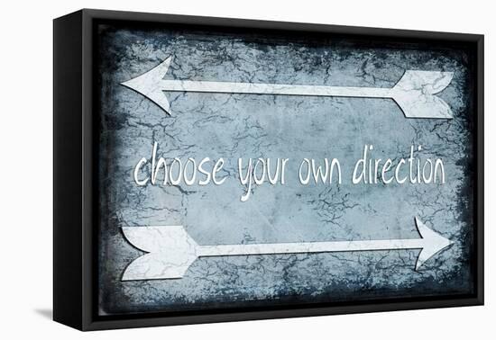 Choose Direction-LightBoxJournal-Framed Stretched Canvas