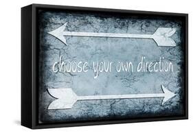 Choose Direction-LightBoxJournal-Framed Stretched Canvas