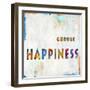 Choose Happiness In Color-Jamie MacDowell-Framed Art Print