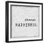 Choose Happiness-Jamie MacDowell-Framed Art Print