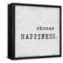 Choose Happiness-Jamie MacDowell-Framed Stretched Canvas
