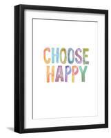 Choose Happy-Brett Wilson-Framed Art Print