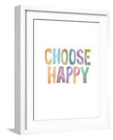 Choose Happy-Brett Wilson-Framed Art Print