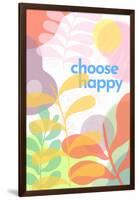 Choose Happy-null-Framed Premium Giclee Print