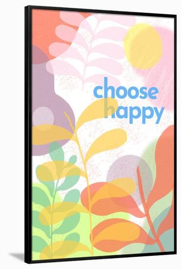 Choose Happy-null-Framed Poster