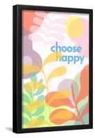 Choose Happy-null-Framed Poster