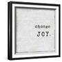 Choose Joy-Jamie MacDowell-Framed Art Print