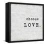 Choose Love-Jamie MacDowell-Framed Stretched Canvas
