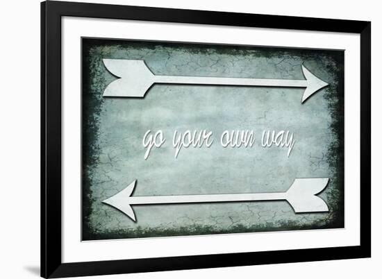 Choose Path - Go Own Way-LightBoxJournal-Framed Giclee Print