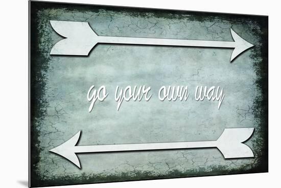 Choose Path - Go Own Way-LightBoxJournal-Mounted Giclee Print