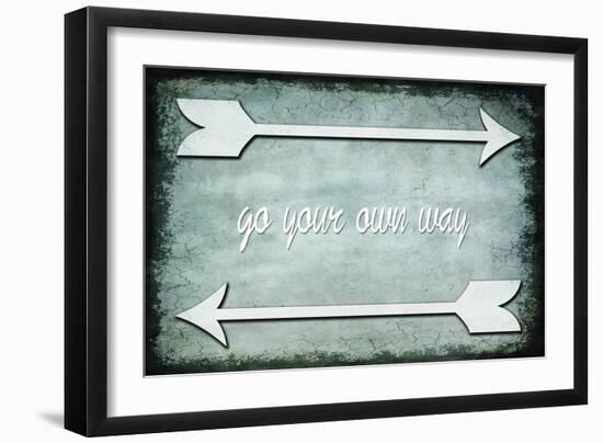 Choose Path - Go Own Way-LightBoxJournal-Framed Giclee Print