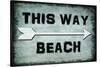 Choose Path - This Way Beach-LightBoxJournal-Stretched Canvas