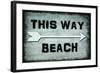 Choose Path - This Way Beach-LightBoxJournal-Framed Giclee Print