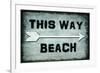 Choose Path - This Way Beach-LightBoxJournal-Framed Giclee Print