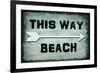 Choose Path - This Way Beach-LightBoxJournal-Framed Giclee Print